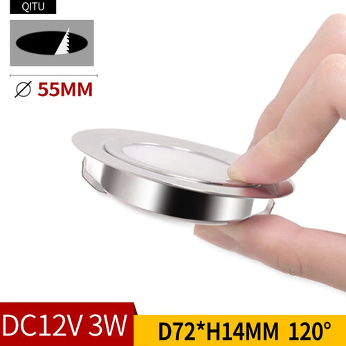 Wasserdichter LED-Spot aus Edelstahl für Außenbereich und Boot - vue 6 sur 8
