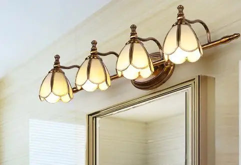applique murale vintage miroir avec éclairage led pour maquillage - vue 10 sur 10