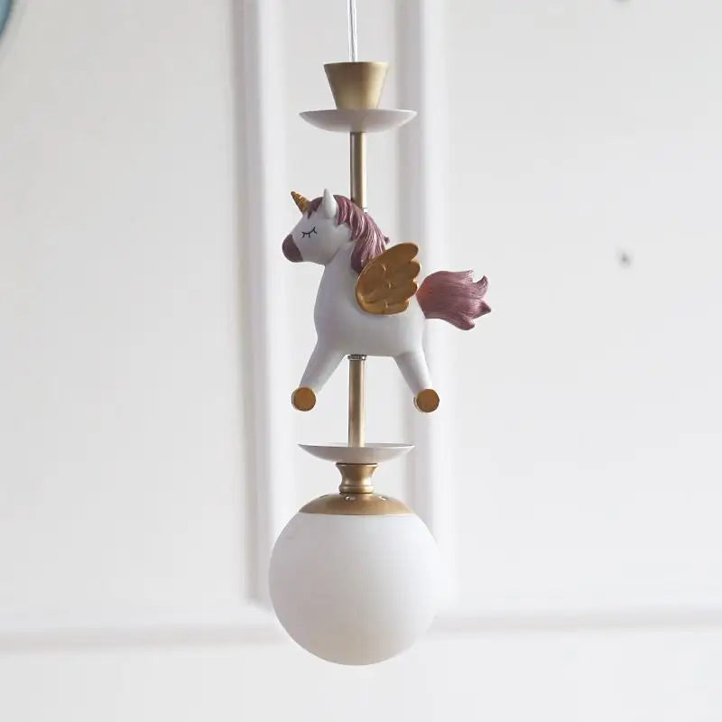 lampe de chevet suspendue en bois moderne pour enfants - vue 9 sur 13