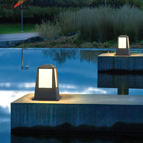 lampadaire colonne étanche pour éclairage extérieur jardin - vue 5 sur 8