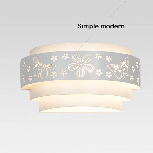 applique murale moderne décorative en forme de fleur papillon - vue 3 sur 4