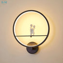 applique murale led moderne en fer pour événements romantiques
