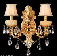 applique murale rétro à 5 bras en cristal pour intérieur élégant