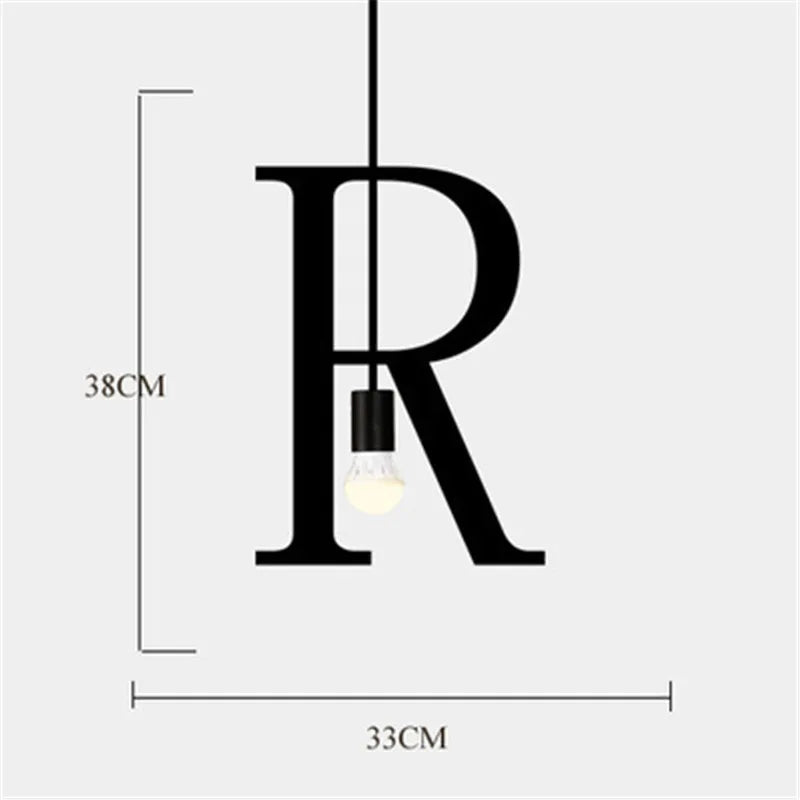 suspension nordique diy love luminaire décoratif pour loft et bar - vue 16 sur 29
