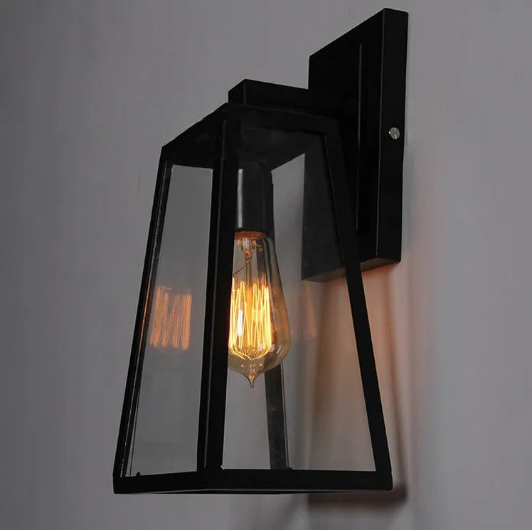 Retro Loft Industrial LED Vintage Wall Lamp light With frame , Wall Sconce Arandela De Pared - vue 6 sur 6