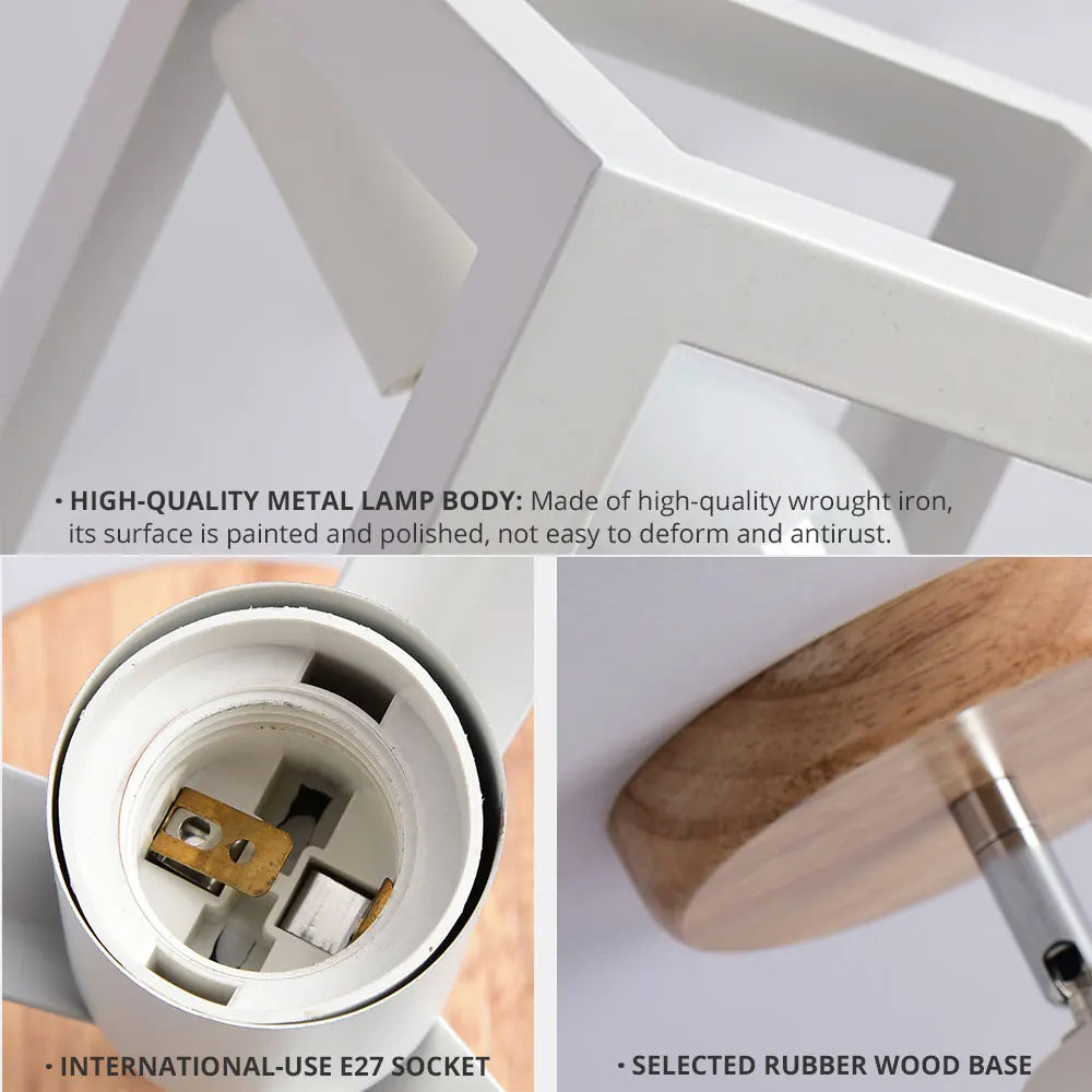 Plafonnier LED américain Loft nordique - vue 8 sur 10