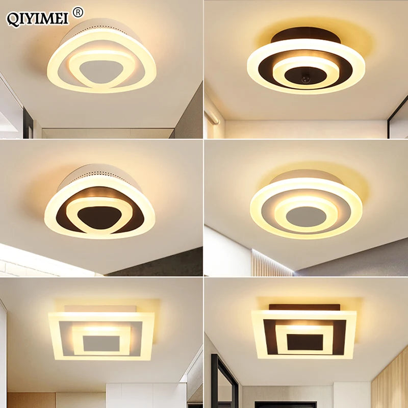 plafonnier led moderne éclairage maison luminaire décoratif - vue 7 sur 15