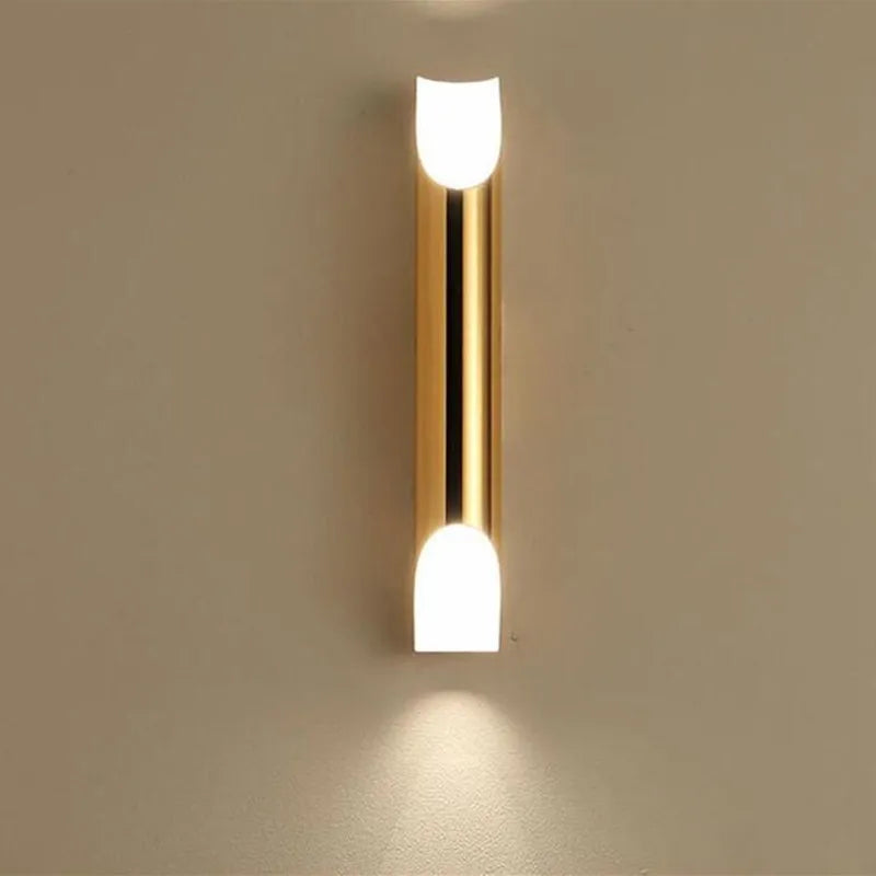 applique murale nordique en aluminium avec éclairage led moderne - vue 2 sur 12
