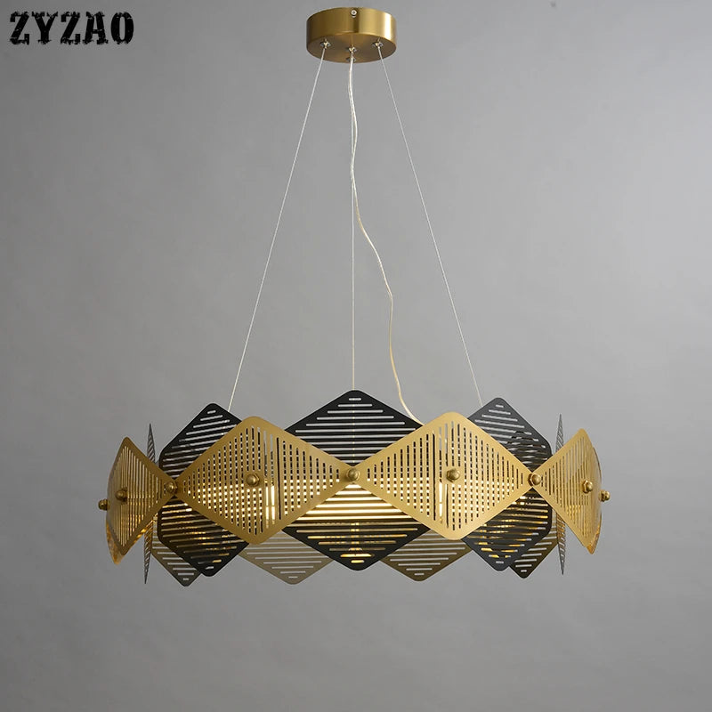 suspension nordique en fer design pour décoration intérieure créative - vue 3 sur 7