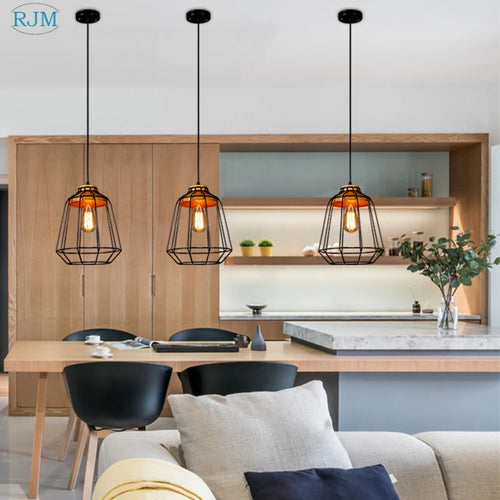 suspension nordique vintage en fer pour restaurant café
