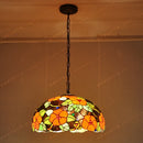 Kronleuchter aus floralem Glas im Tiffany-Stil für Restaurant und Bar