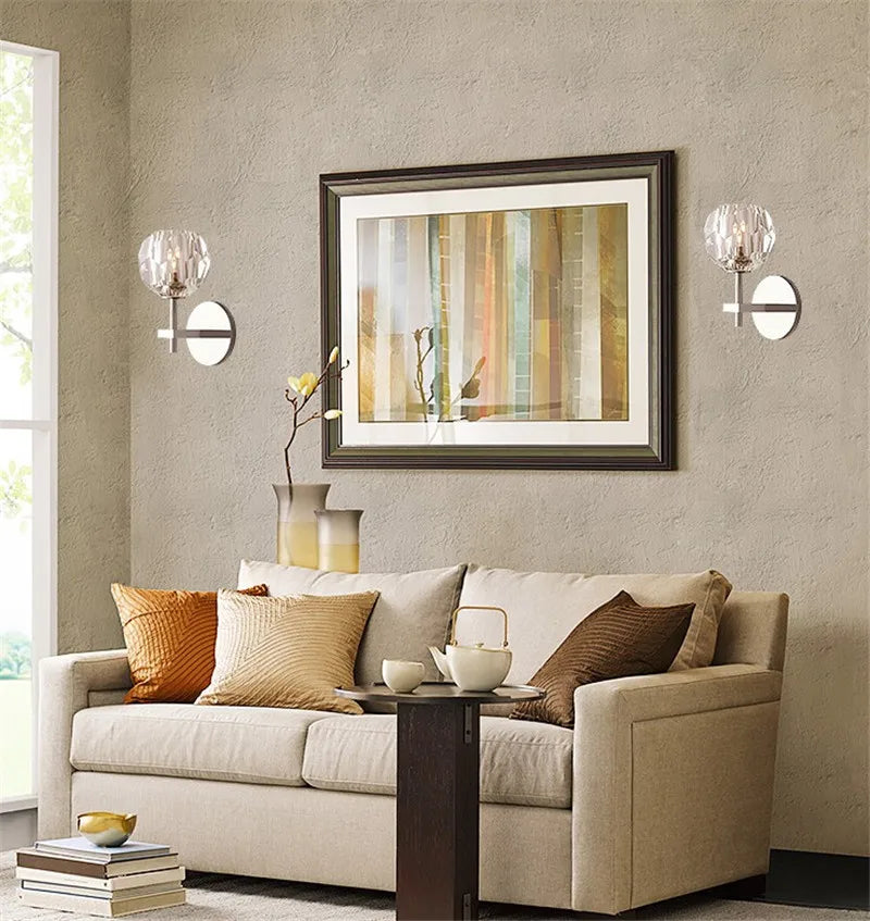 applique murale moderne en verre pour décoration romantique - vue 7 sur 12