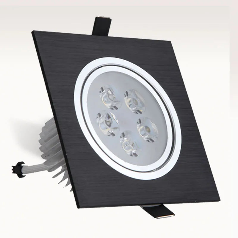 led dimmable downlight encastré carré intérieur pilote - vue 4 sur 5