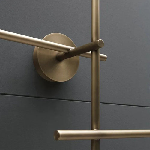 Wandleuchte aus Kupfer im minimalistischen Design für ein elegantes Interieur - vue 4 sur 8
