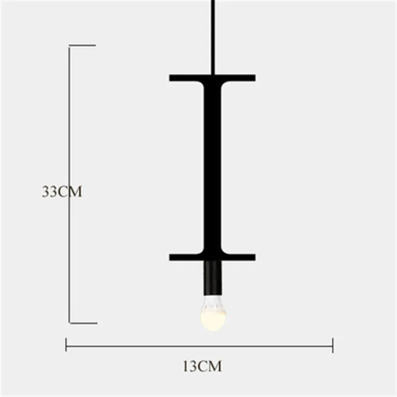 suspension nordique diy love luminaire décoratif pour loft et bar - vue 25 sur 29