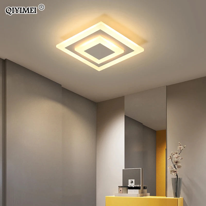 plafonnier led moderne éclairage maison luminaire décoratif - vue 3 sur 15