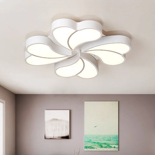 Ultraflache LED-Deckenleuchte modern mit kreativer und persönlicher Fernbedienung - vue 4 sur 6