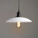 suspension industrielles vintage en métal noir led