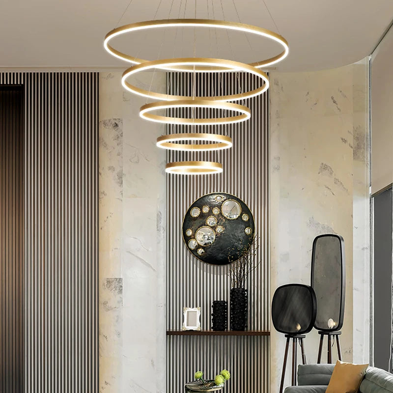lustre moderne pour éclairage intérieur décoratif suspendu - vue 7 sur 18