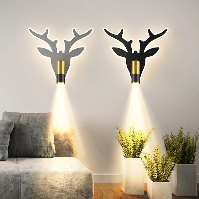 applique murale led moderne en bois pour éclairage intérieur - vue 3 sur 11
