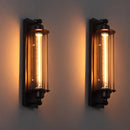 Amerikanische Retro LED-Wandleuchte für Balkon, Restaurant und Café