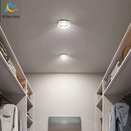 LED-Deckenleuchte aus Kristall mit integriertem Spot - vue 2 sur 9