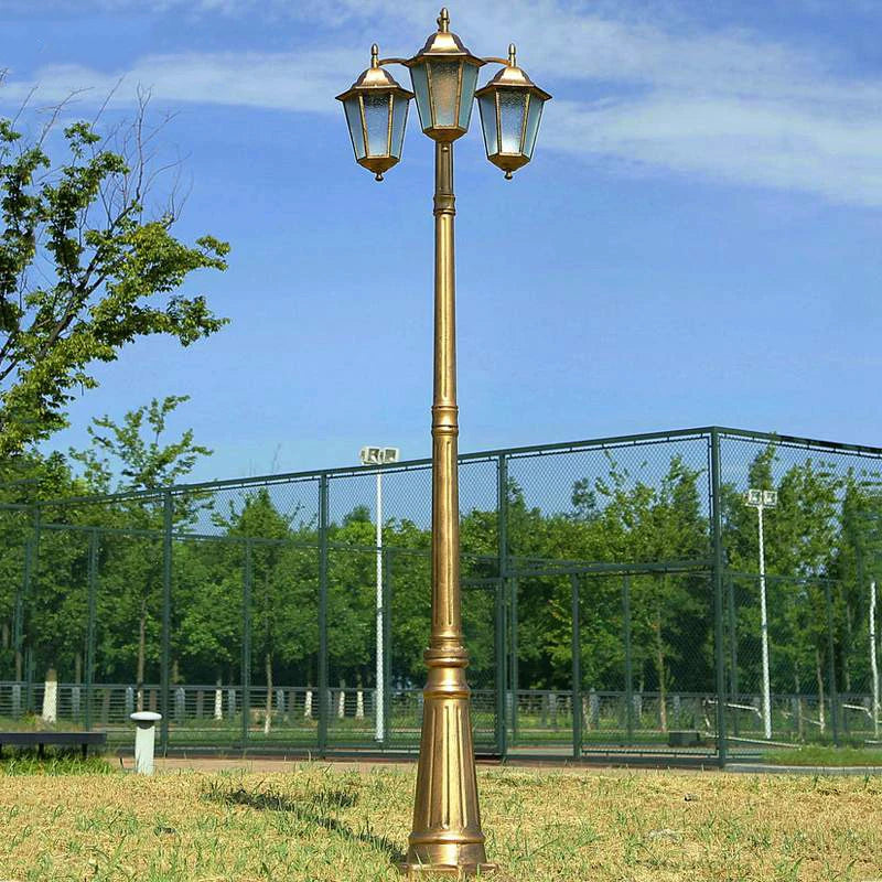 lampadaire épais en aluminium pour éclairage extérieur jardin - vue 4 sur 10
