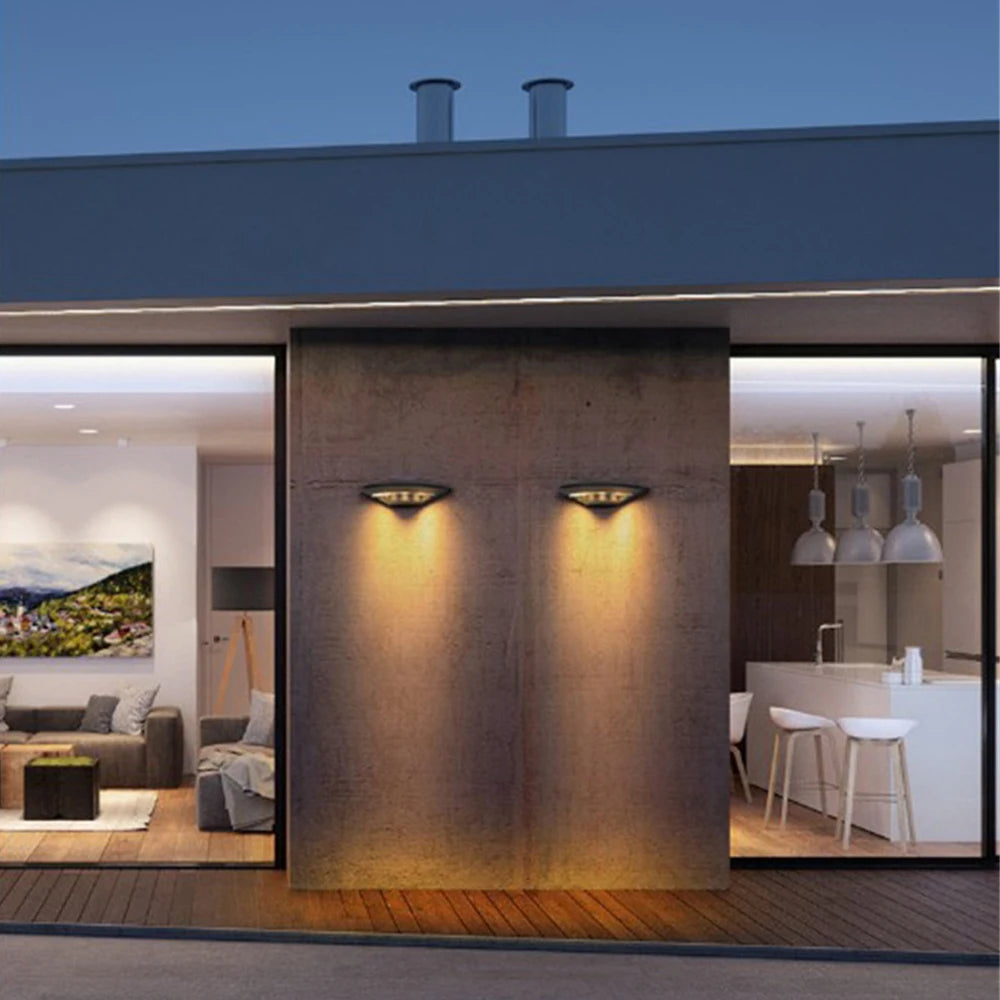 applique murale extérieure en forme de soucoupe volante décorative - vue 3 sur 7