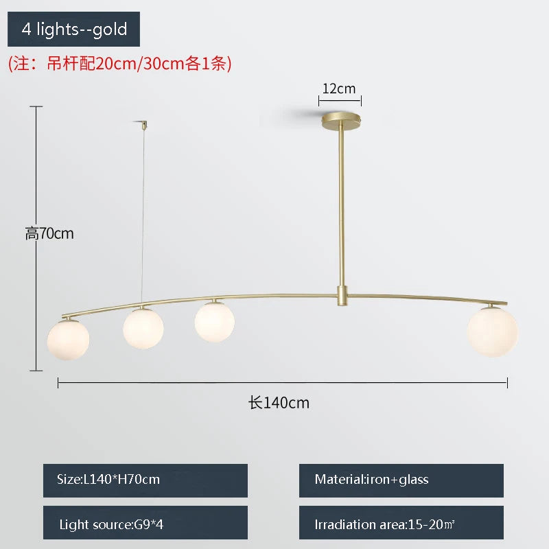 Moderne Pendelleuchte aus Metall und Glas für den Innenbereich - vue 13 sur 18
