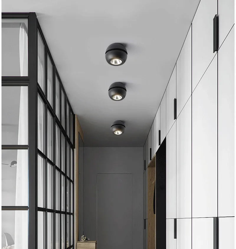 LED-Spot für Decke zur Oberflächenmontage, dimmbar - vue 4 sur 5