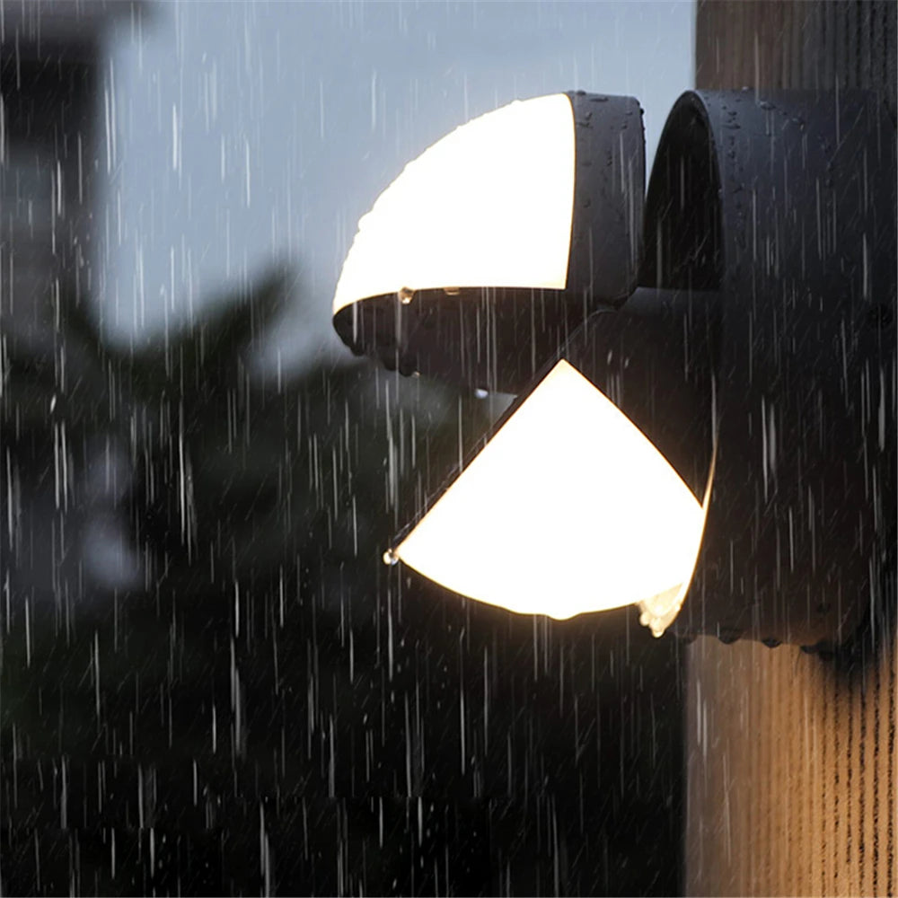 applique murale led étanche extérieur éclairage moderne décoratif paysage jardin allée - vue 4 sur 11