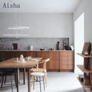 Minimalistische Pendelleuchte aus Eisen für moderne Innendekoration