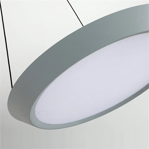 suspension moderne led ronde pour éclairage intérieur décoratif - vue 4 sur 10