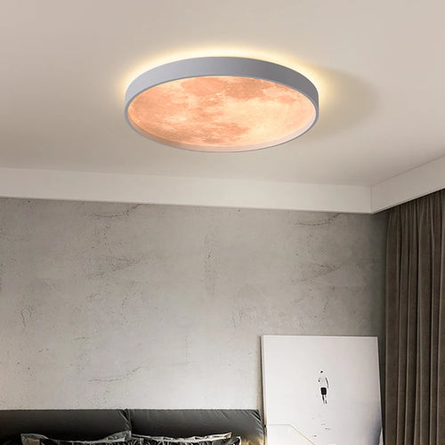 Plafonnier LED rond à nuages