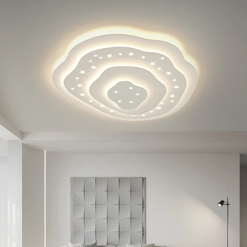 plafonnier moderne à leds réglable en acrylique - vue 3 sur 9