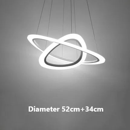 Moderne LED-Pendelleuchte aus Acryl für ein elegantes Interieur