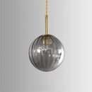 Moderne LED-Pendelleuchte aus Glas, schlichtes Design