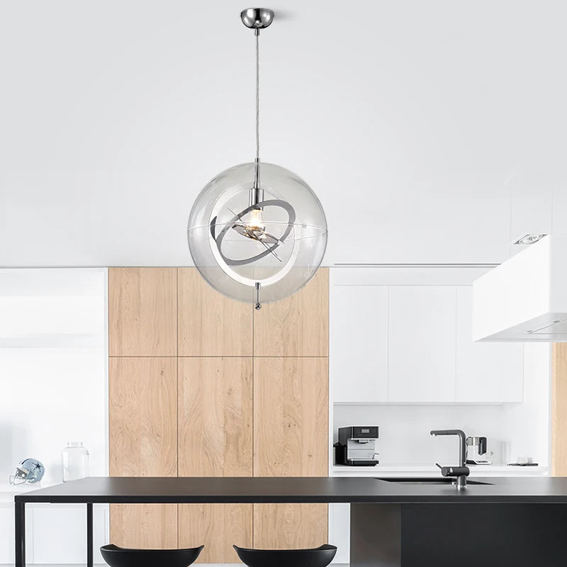 lustre étoile en verre design nordique personnalisé pour intérieur moderne - vue 5 sur 7
