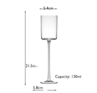 Verres à cocktail champagne martini vin style élégant