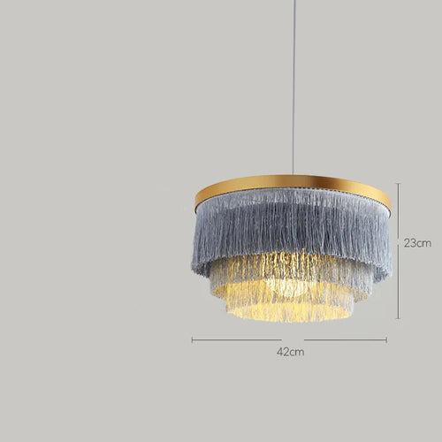 lustre romantique en fil de coton pour décoration intérieure - vue 11 sur 10