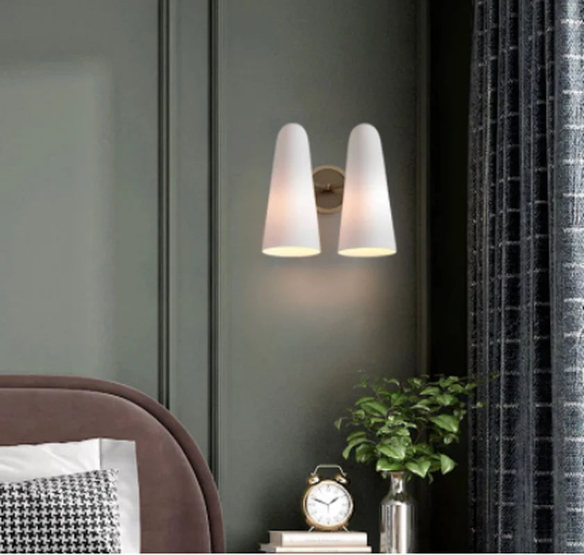 Moderne Wandleuchte aus Glas für dekorative Innenräume - vue 4 sur 6