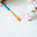 cadre peinture par numéros vase romantique en kit décoratif