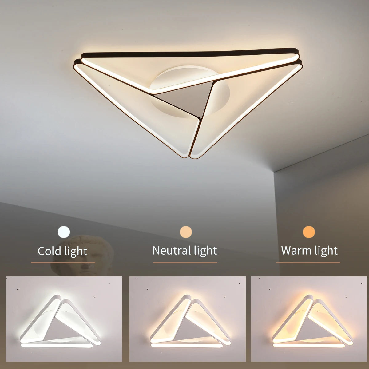 lustre led moderne pour intérieur design élégant et fonctionnel - vue 10 sur 9
