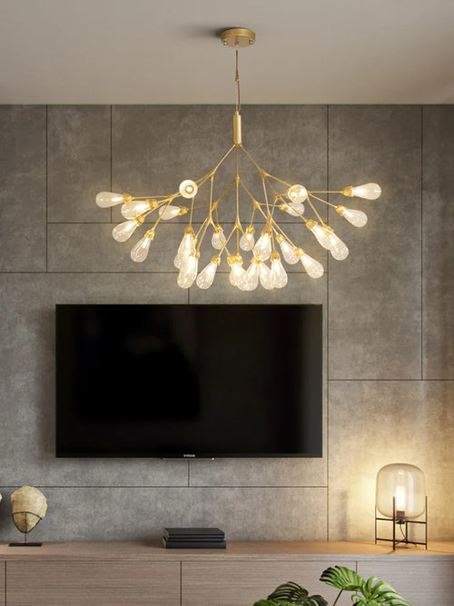 Postmoderner Kronleuchter Luciole für ein elegantes und kreatives Interieur - vue 4 sur 23