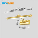 Applique murale led moderne étanche miroir cosmétique acier inox