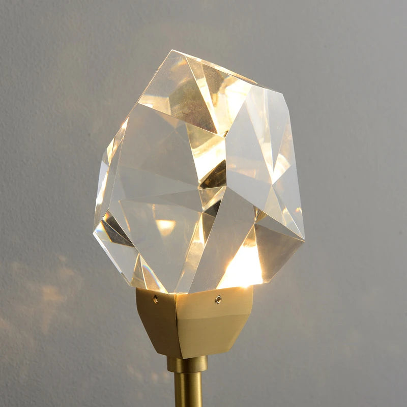 Moderne luxuriöse Kristall-Wandleuchte dekorativ LED - vue 5 sur 8