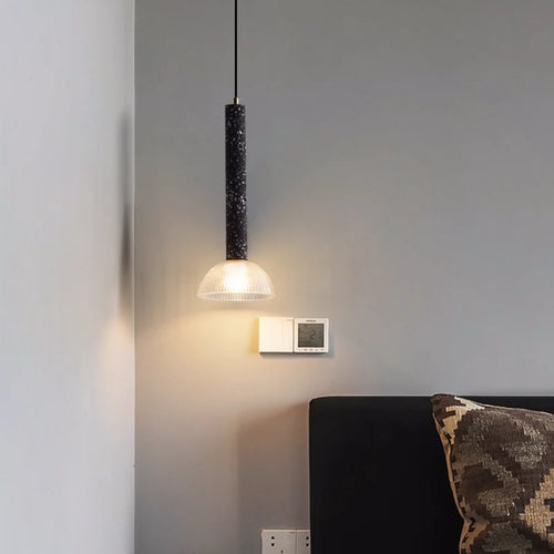 Pendelleuchte aus Terrazzo für moderne Küche und Bar - vue 4 sur 10