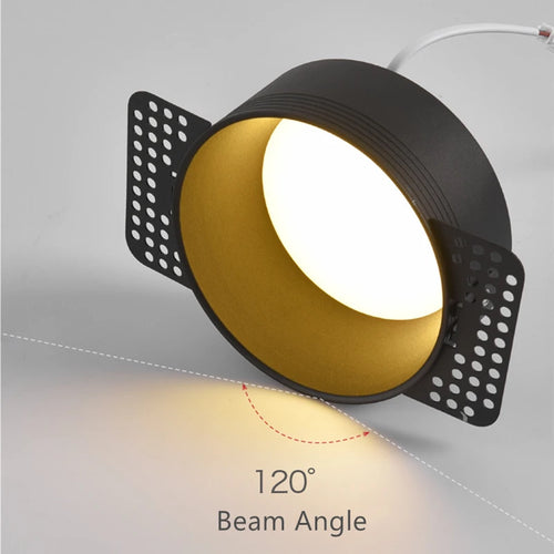 Dimmbarer rahmenloser LED-Einbaustrahler - vue 4 sur 12