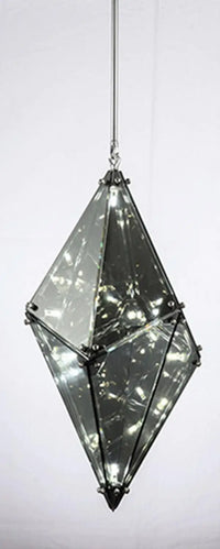 suspension luxueuse en verre de style moderne