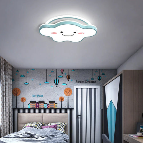 LED-Deckenleuchte nordisches Design modern für Kinderzimmer und Studenten - vue 5 sur 12